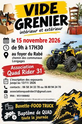 Image Vide grenier quad rider 31 (photo 1)