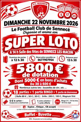 Image SUPER LOTO DU FC SENNECE LES MACON (photo 1)