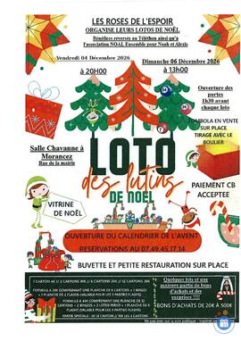 Image SUPER LOTO DE NOEL DES ROSES DE L'ESPOIR (photo 1)