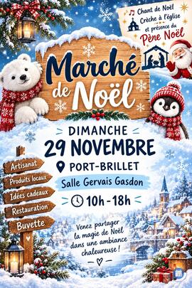 Image Marché de Noël à Port-Brillet (photo 1)
