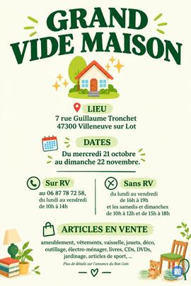 Image Grand Vide Maison de Fred (photo 1)