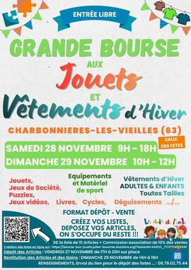 Image GRANDE BOURSE aux JOUETS et aux VETEMENTS D'HIVER (photo 1)