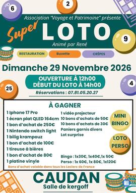 Image Super loto animé par René (photo 1)