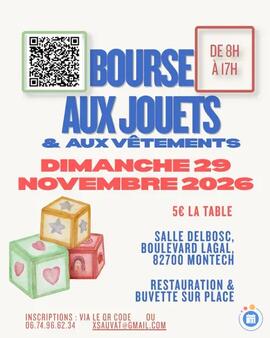 Image Grande Bourse aux jouets et aux vêtements - Handball Montech (photo 1)