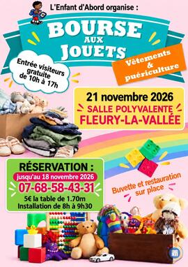 Image Bourse aux jouets vêtements et puériculture (photo 1)