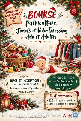 Image Bourse Puériculture et Vide dressing Ados et Adultes (photo 1)
