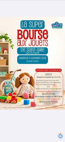 Image Bourse aux jouets Saint Amé (photo 1)