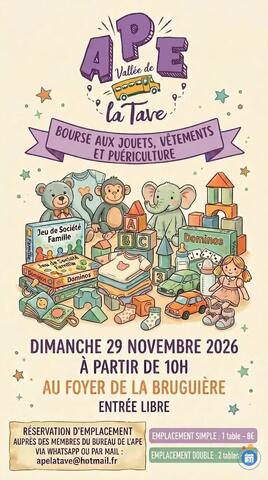 Image Bourse aux jouets, vêtements enfants et puériculture (photo 1)