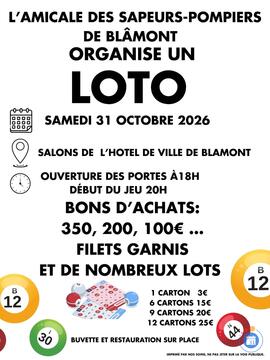 Image Loto organisé par l’Amicale des Sapeurs-Pompiers de Blâmont (photo 1)