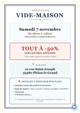 Image Destockage Vide Maison (photo 1)