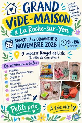 Image GRAND VIDE MAISON LA ROCHE SUR YON 85 (photo 1)