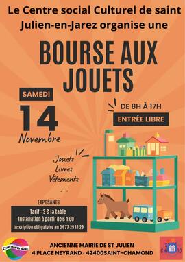 Image Bourse aux jouets du Centre social culturel de saint Julien (photo 1)