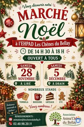 Image Marché de Noël EHPAD Les Chênes du Bellay LIRE (photo 1)