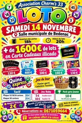 Image Loto bedenac salle des fetes (photo 1)