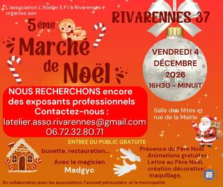 Image Marché de Noël de Rivarennes 37190 (photo 1)