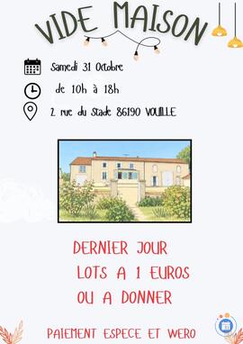 Image Vide maison lots 1 euro ou dons (photo 1)