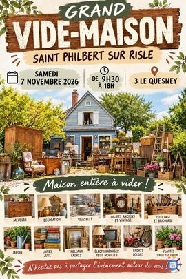 Image GRAND VIDE MAISON A SAINT PHILBERT SUR RISLE (photo 1)