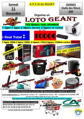 Image LOTO GEANT (photo 1)