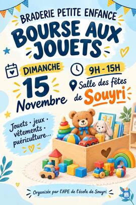 Image Bourse aux jouets, braderie petite enfance (photo 1)