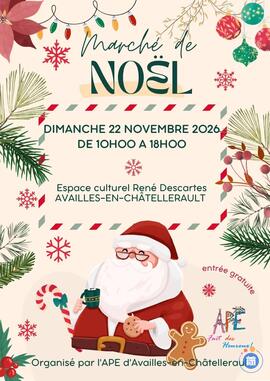 Image Marché de Noël de l'APE d'Availles en Châtellerault - 22/11/2026 (photo 1)
