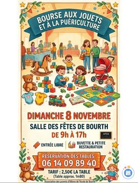 Image APED Bourse jouets et puériculture (photo 1)