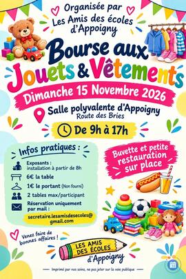Image Bourse aux jouets et aux vêtements (photo 1)