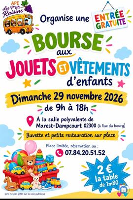 Image Bourse aux jouets et aux vêtements d'enfants (photo 1)