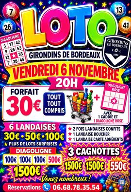 Image Loto forfait 30€ tout tout compris et 36 cartons (photo 1)