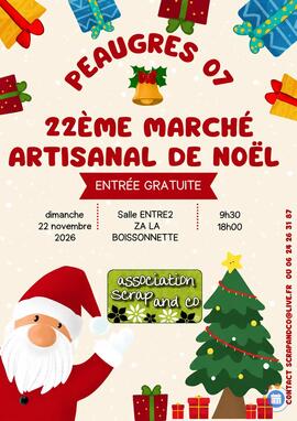 Image Marché artisanal de Noel de PEAUGRES (photo 1)