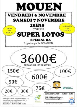 Image Super loto spécial BA animé par Nico (photo 1)