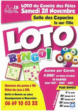Image loto comité des fêtes is sur tille (photo 1)