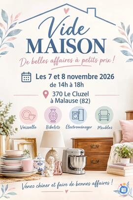 Image Vide Maison Les 7 et 8.11.82 de 14h à 18h (photo 1)