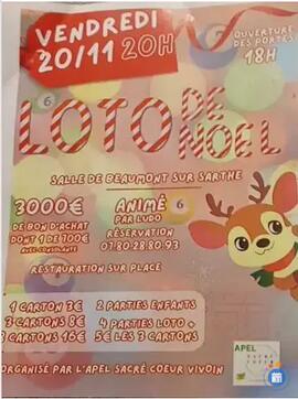 Image loto de Noël de L'APEL de Vivion animé par ludo (photo 1)
