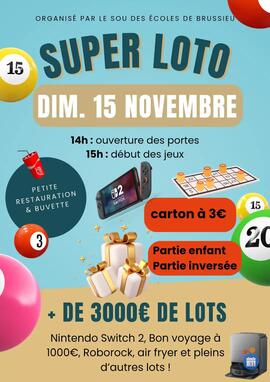 Image Loto du sou des écoles de Brussieu (photo 1)