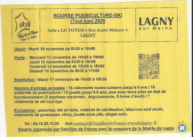 Image Bourse puériculture, ski, jouets 1er âge (photo 1)