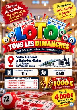 Image Loto des Associations - Bains-les-Bains (photo 1)