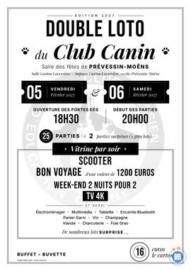 Image Double loto du club canin (photo 1)