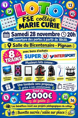 Image Loto du Collège de Pignan (photo 1)