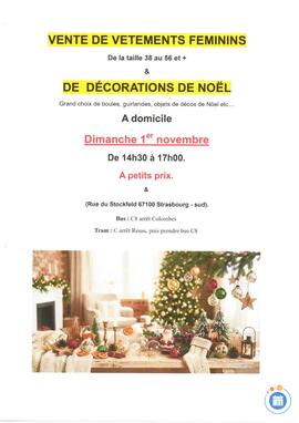Image VIDE DRESSING ET VENTE DE DECORATIONS DE NOEL (photo 1)