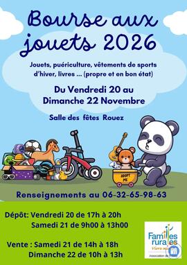 Image bourse aux jouets, livres, puériculture, vêtements sport d'hiver (photo 1)