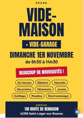 Image Grand vide maison + vide garage (photo 1)