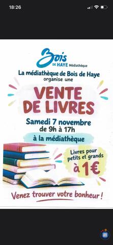 Image Vente de livres de la médiathèque - 1€ le livre (photo 1)