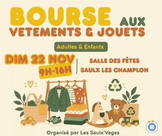 Image Bourse aux jouets et aux vêtements adultes et enfants (photo 1)