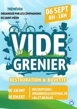 Image Vide grenier des compagnons de Saint Méen (photo 1)