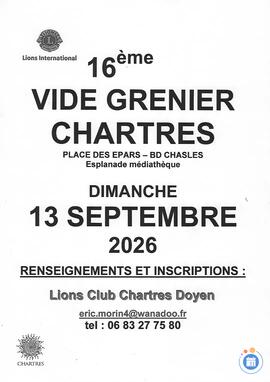 Image Vide grenier du Lions Chartres Coeur de Ville (photo 1)