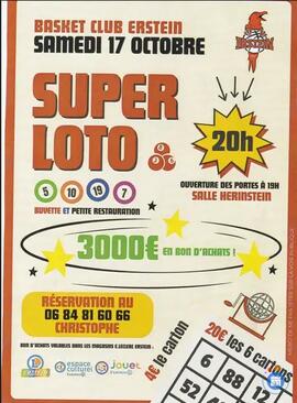 Image LOTO DU BASKET CLUB ERSTEIN ANIME PAR CHRISTOPHE (photo 1)