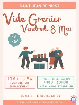 Image Brocante au profit du sou des écoles saint jean de niost (photo 1)