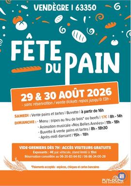 Image Fête du pain de Vendègre (photo 1)