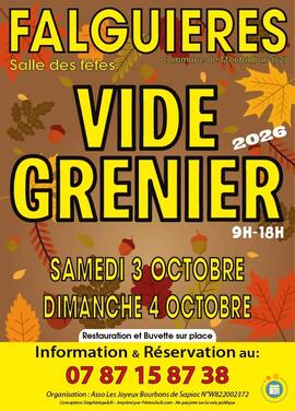Image Vide Grenier salle des fêtes de FALGUIÈRES (photo 1)