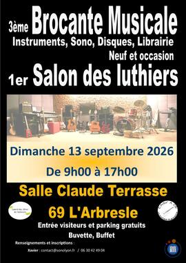 Image 3ème brocante musicale et 1er salon des luthier (photo 1)
